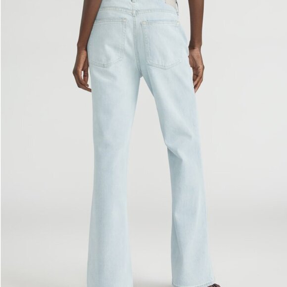 Everlane The High Rise Flare Jeans Denim Blue Jean Light Wash High Rise New 26 - Picture 2 of 12